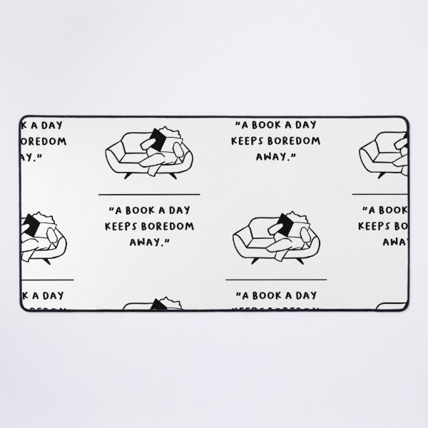 Item preview, "A Book a Day Keeps Boredom Away" designed and sold by RM-Journey.