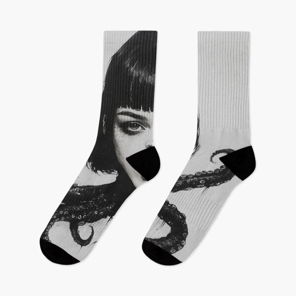 Item preview, tentacle goth girl designed and sold by CursedbyLilith.