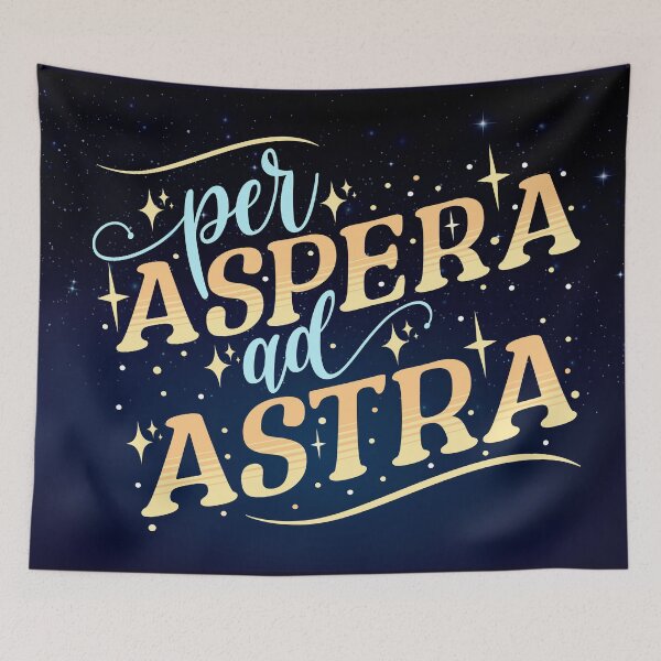 Item preview, Latin Sayings Per Aspera Ad Astra designed and sold by humnoo.