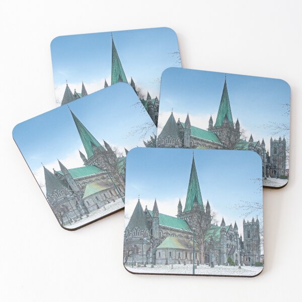 Item preview, Nidaros Cathedral Winter Architecture Trondheim Norway designed and sold by Martyn R Arnold Fine Art Nature & Landscape Photography.