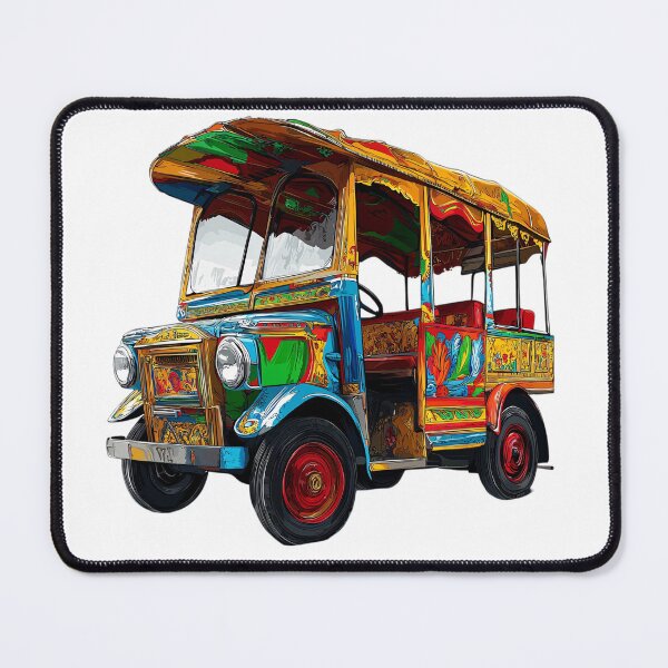 Item preview, Rickshaw Art Vibrant Journey designed and sold by NomadicDreamer.