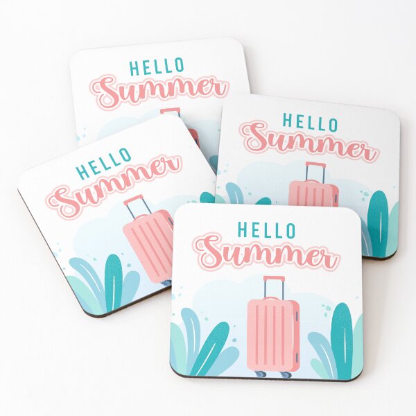 Item preview, Hello Summer lettering, Travel Suitcase designed and sold by CHERRY--SHOP.
