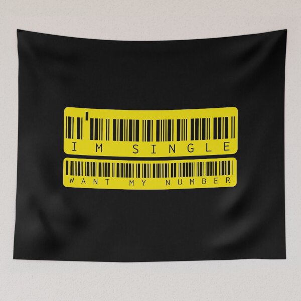 Item preview, I'm Single Want My Number designed and sold by AlchemyColor.