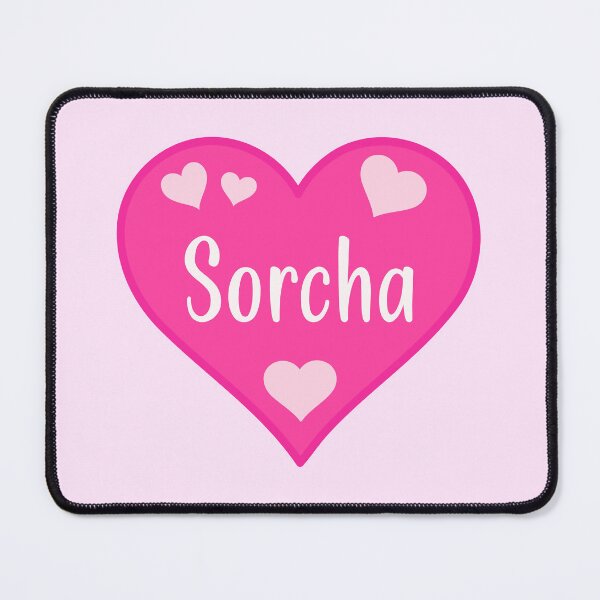 Item preview, Sorcha Name Pink Heart designed and sold by Jeallan Designs.