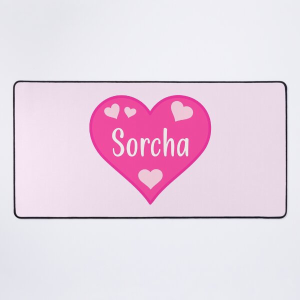 Item preview, Sorcha Name Pink Heart designed and sold by Jeallan Designs.