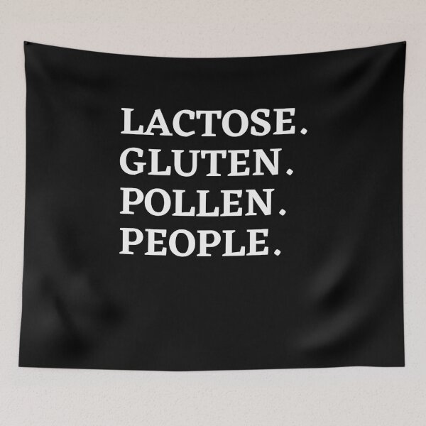 Item preview, Gluten Free Diet Lactose Gluten Pollen People Introvert Food Allergy Awareness designed and sold by MouDantArts.