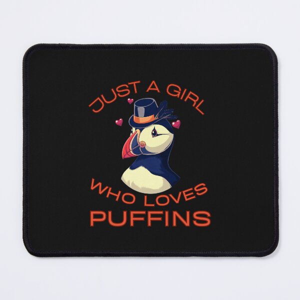 Item preview, Just A Girl Who Loves Puffins: Cute Art For Bird Lovers designed and sold by elynne9.