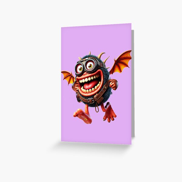 Item preview, Funny winged monster designed and sold by jumapa.