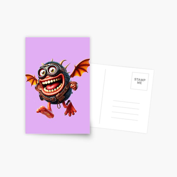 Item preview, Funny winged monster designed and sold by jumapa.
