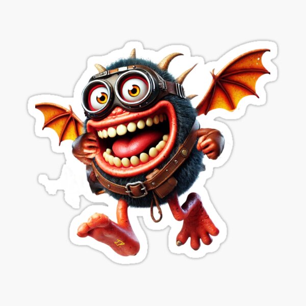 Item preview, Funny winged monster designed and sold by jumapa.