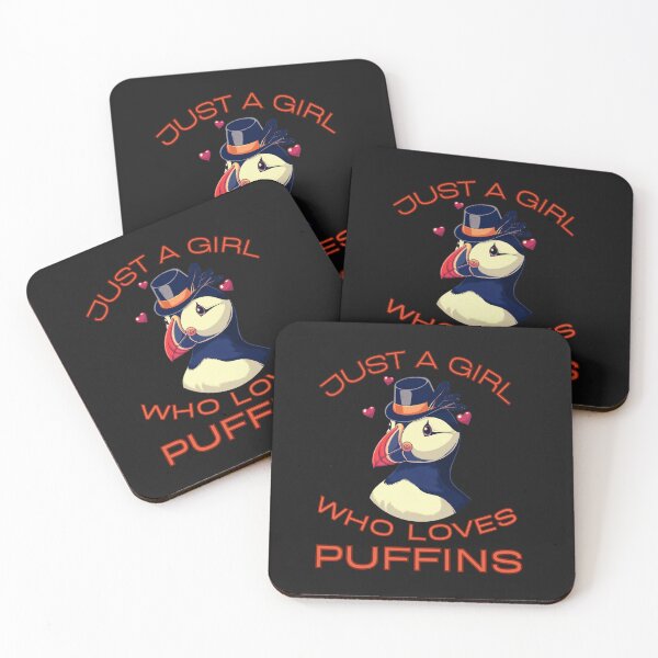 Item preview, Just A Girl Who Loves Puffins: Cute Art For Bird Lovers designed and sold by elynne9.