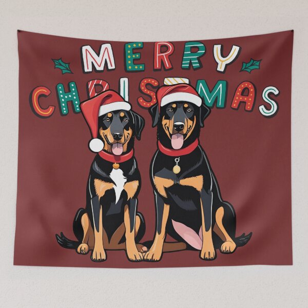 Item preview, Christmas Beaucerons – Merry Christmas designed and sold by GoodyPaws.
