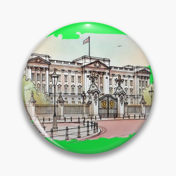 Item preview, Buckingham Palace London - Elegant 3D Sketch Design,  designed and sold by PaintMeWorld.