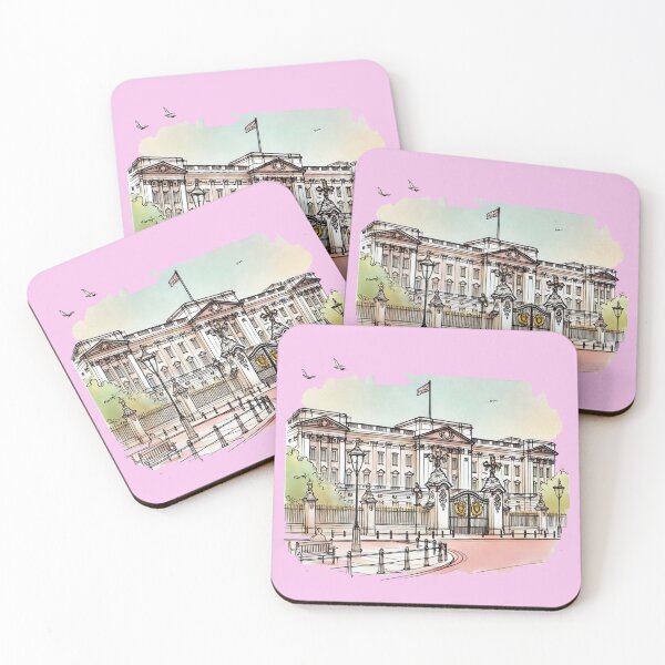 Item preview, Buckingham Palace London - Elegant 3D Sketch Design,  designed and sold by PaintMeWorld.