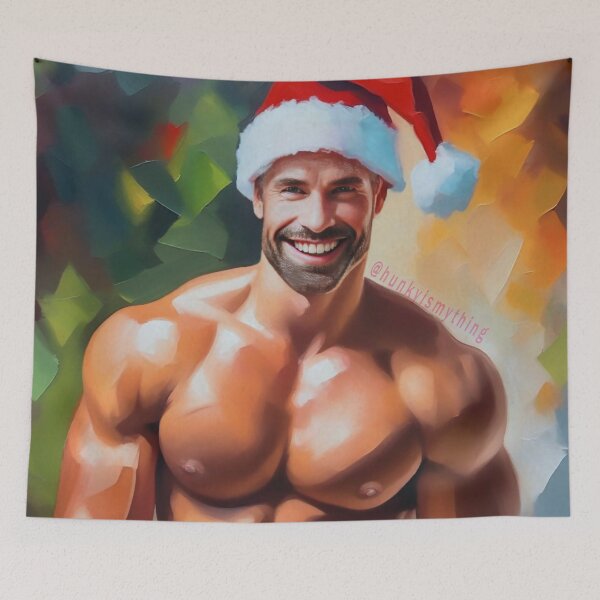Item preview, Santa's Hunky Helper II. designed and sold by Hunkyismything.