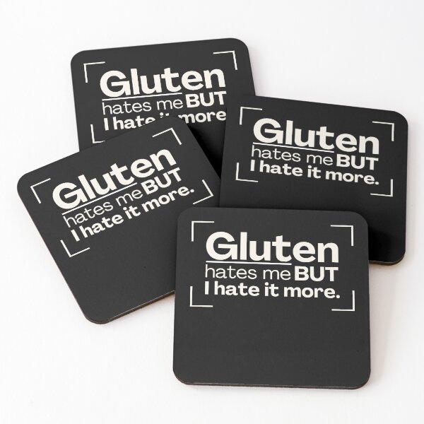 Item preview, Gluten Hates Me But I Hate it more Free Gluten Diet Celiac Disease Support designed and sold by MouDantArts.