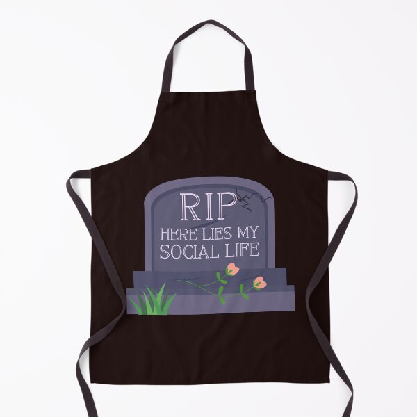 Item preview, RIP - Here lies my social life designed and sold by NewMoonShop.