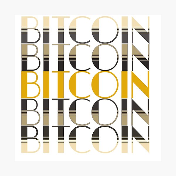 Item preview, Bitcoin fading pattern  designed and sold by gwiggington.