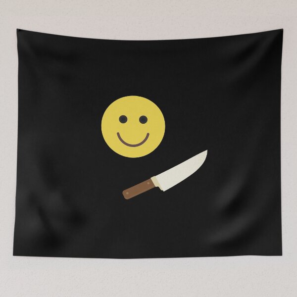Item preview, Knife emoji smile designed and sold by ScoobyN.