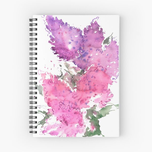 Item preview, Watercolor drawing Blue Lilac designed and sold by VB Accessories.