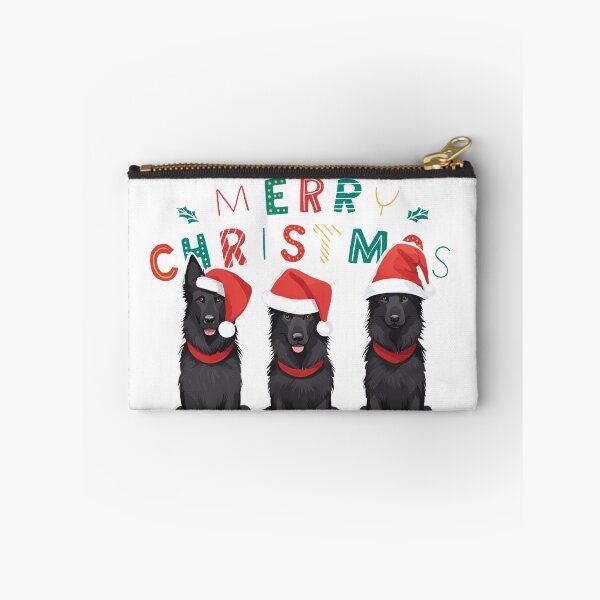 Item preview, Christmas Belgian Shepherds (Groenendael) – Merry Christmas designed and sold by GoodyPaws.