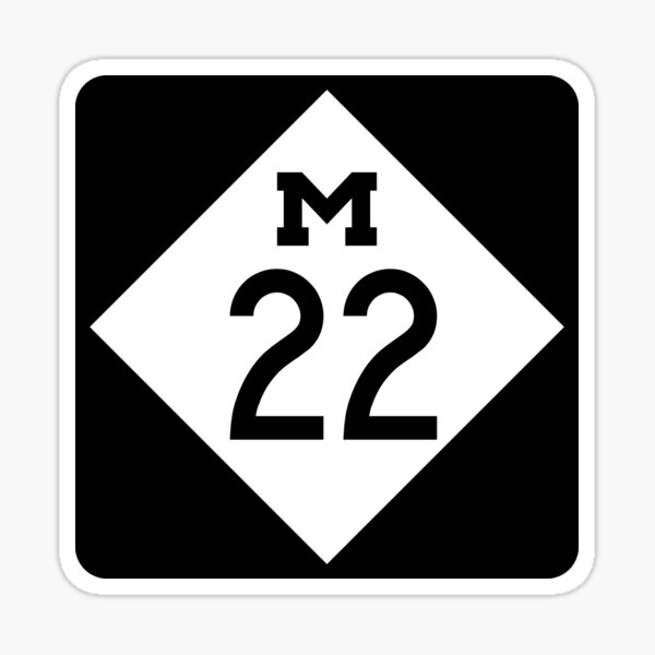 Item preview, M-22 Michigan State Road designed and sold by SidwellDesigns.