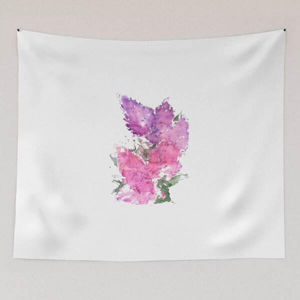 Item preview, Watercolor drawing Blue Lilac designed and sold by VB Accessories.