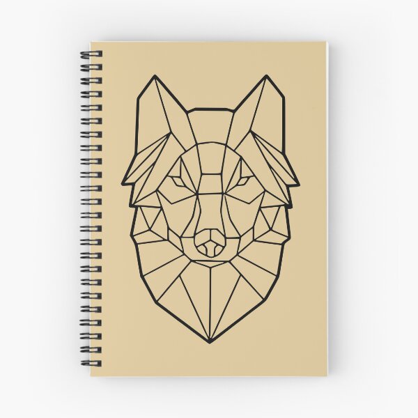 Item preview, Black Geometric Wolf Bege designed and sold by LuizSilva1983.