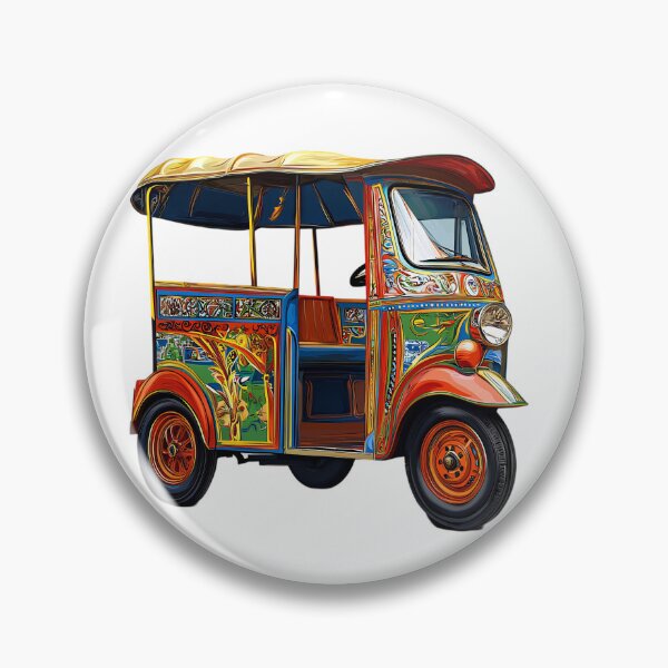 Item preview, Rickshaw Art on Wheels designed and sold by NomadicDreamer.