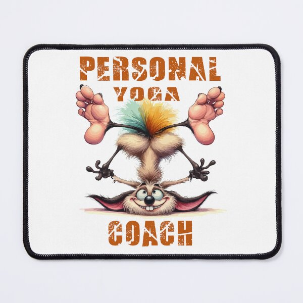 Item preview, personal yoga coach trainer funny funny design designed and sold by X-ecute.