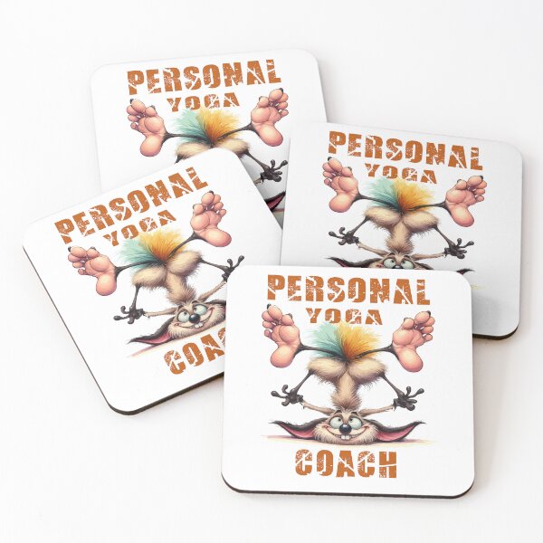 Item preview, personal yoga coach trainer funny funny design designed and sold by X-ecute.