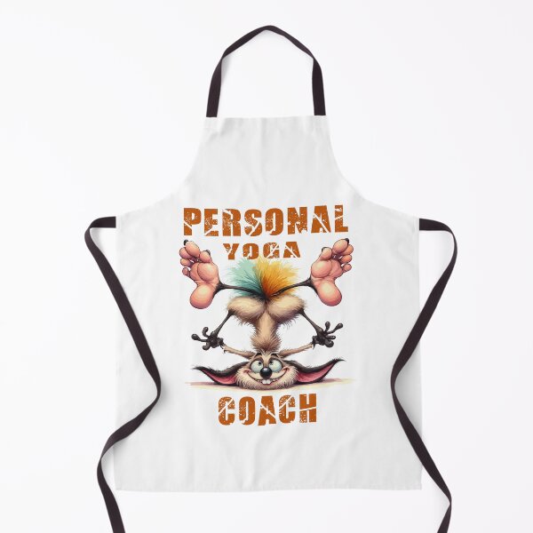 Artikelvorschau, personal yoga coach trainer funny witziges design entworfen und verkauft von X-ecute.