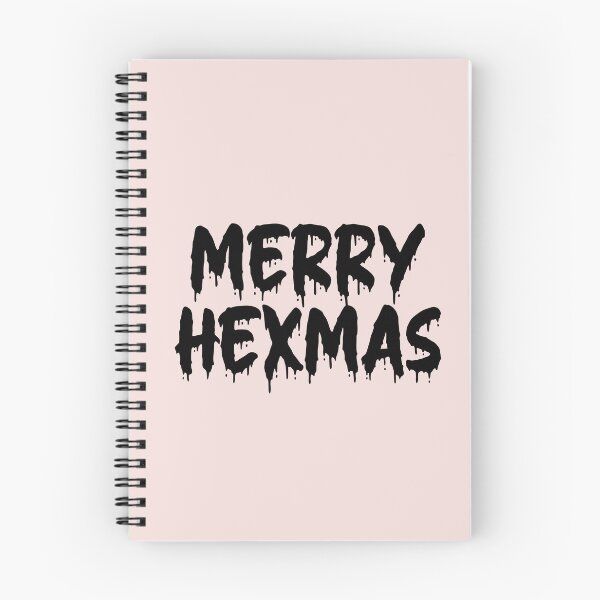 Item preview, BLACK ON PINK MERRY HEXMAS BLOOD DRIP designed and sold by RomeArtCo.