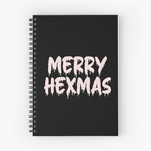 Item preview, PINK ON BLACK MERRY HEXMAS BLOOD DRIP designed and sold by RomeArtCo.
