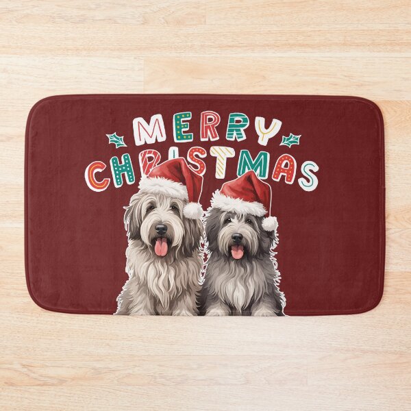 Item preview, Christmas Bergamasco Shepherds – Merry Christmas designed and sold by GoodyPaws.