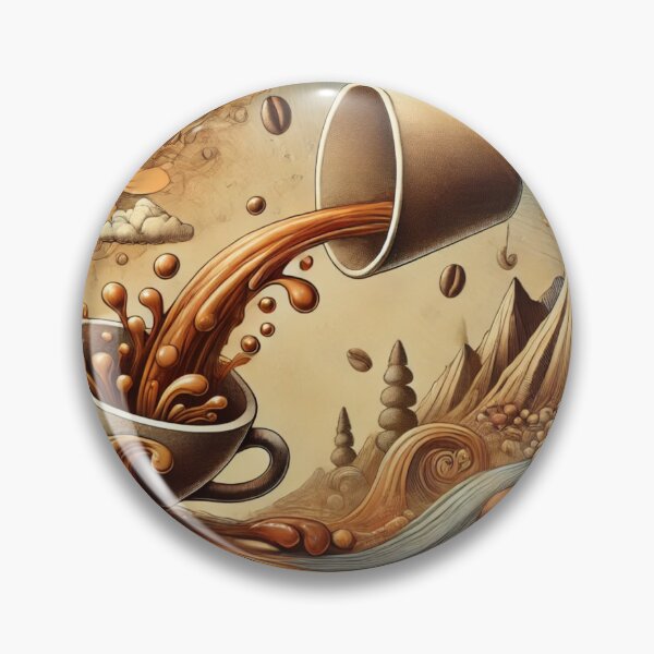 Item preview, Surreal Brews: A Coffee Dreamscape designed and sold by bb-tees-by-mlee.