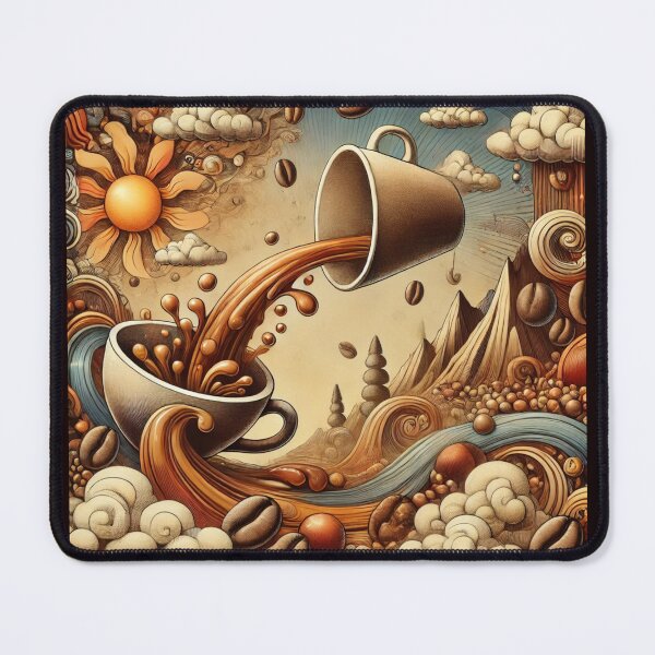 Item preview, Surreal Brews: A Coffee Dreamscape designed and sold by bb-tees-by-mlee.