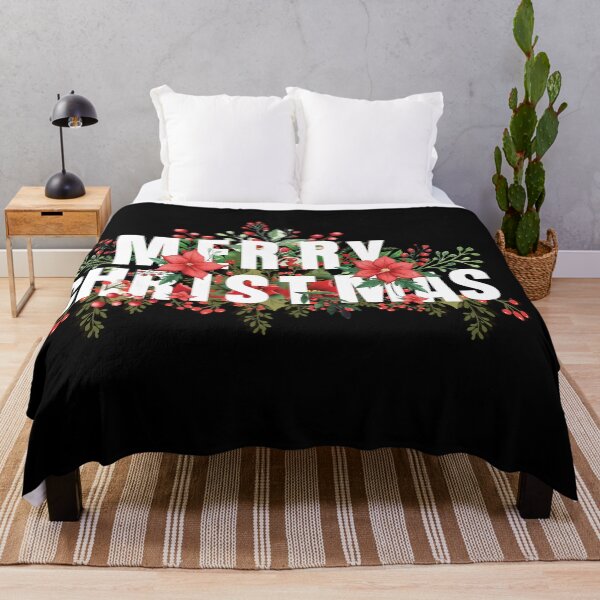 Item preview, Elegante Black Typography Merry Christmas  designed and sold by amrsam.
