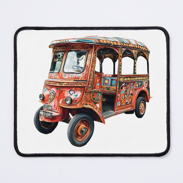 Item preview, Rickshaw Art Cultural Ride designed and sold by NomadicDreamer.