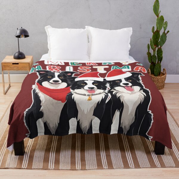 Artikelvorschau, Weihnachts-Border Collies – Frohe Weihnachten entworfen und verkauft von GoodyPaws.