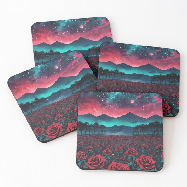 Item preview, Neon Bloom: Pop Art Field of Roses designed and sold by RK - Shop.