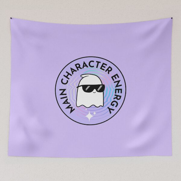 Item preview, Main Character Energy Ghost With Sunglasses designed and sold by NewMoonShop.