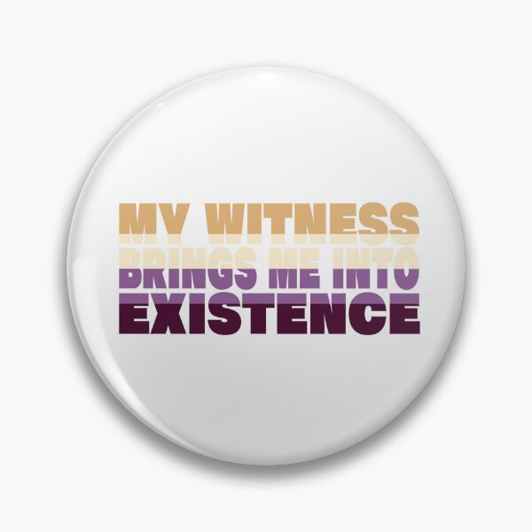 Item preview, My Witness Brings Me Into Existence Nonbinary Flag designed and sold by ziecatch.