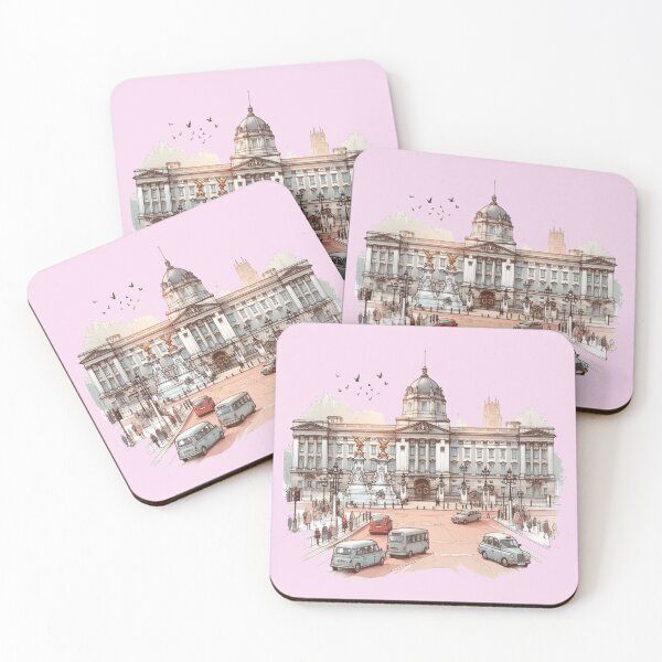 Item preview, Buckingham Palace London - Elegant 3D Sketch Design,  designed and sold by PaintMeWorld.