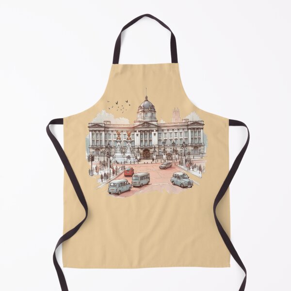 Item preview, Buckingham Palace London - Elegant 3D Sketch Design,  designed and sold by PaintMeWorld.