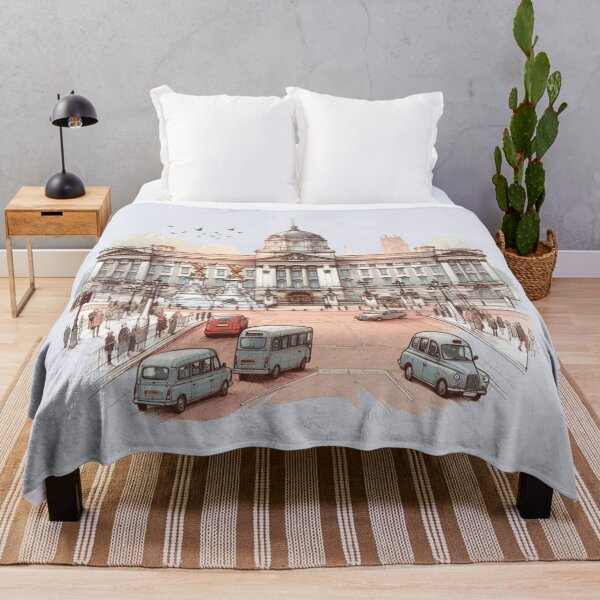 Item preview, Buckingham Palace London - Elegant 3D Sketch Design,  designed and sold by PaintMeWorld.