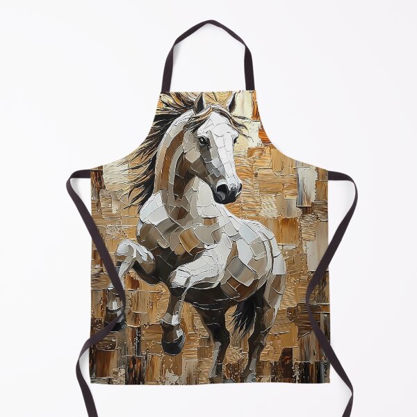 Item preview, Galloping Horse in Dynamic Impasto Art designed and sold by Moisky Art.