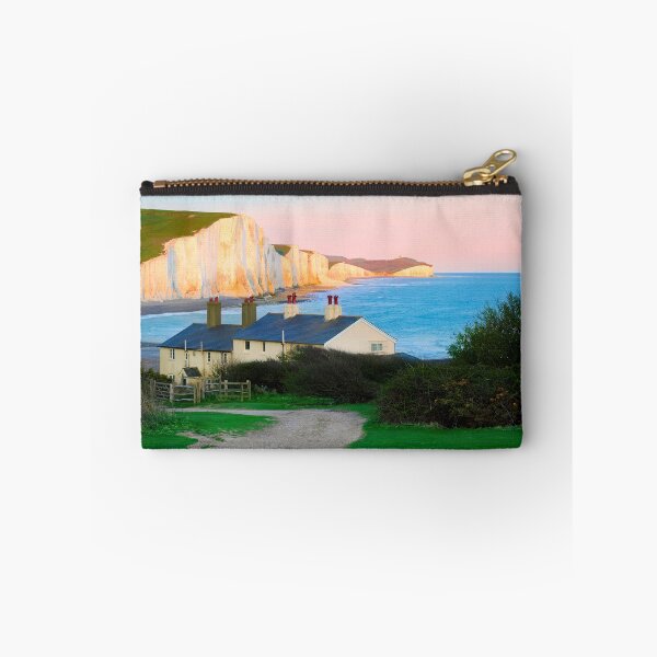 Item preview, The Seven Sisters with Coastguard Cottages Sunset designed and sold by Adam Gormley.