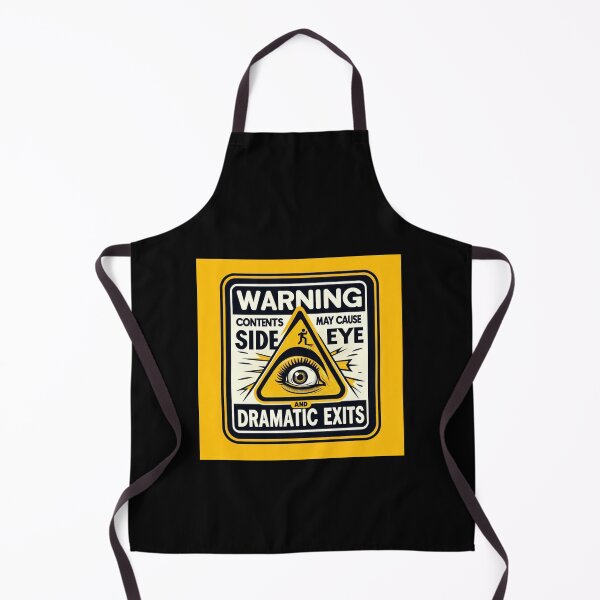 Item preview, Warning: Contents May Cause Side-Eye and Dramatic Exits - Fun and Cheeky Design designed and sold by Jesshelms83.
