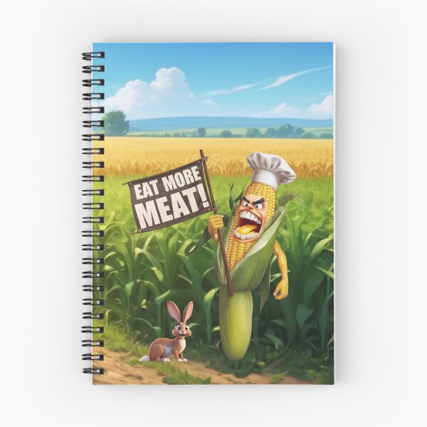 Item preview, Corn’s Bold Message: Eat More Meat! designed and sold by AleksKos.